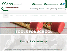 Tablet Screenshot of lacombefcss.net